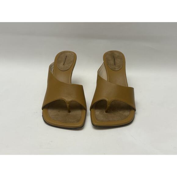 New Women’s Wandler Julio Sandal Mule in Sparrow Mix Tan Leather Size 40 US 10 - Picture 3 of 9